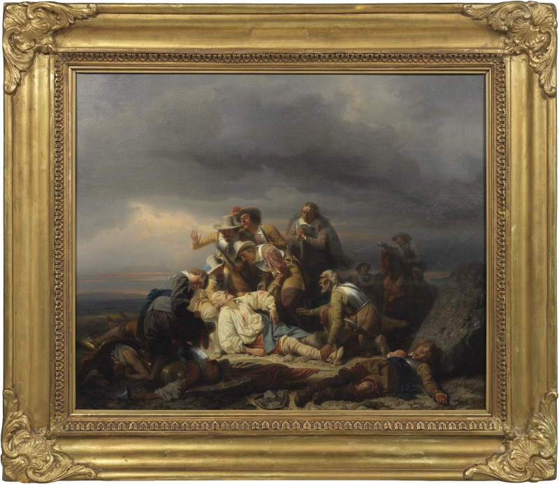 Finding the Body of King Gustav II Adolf of Sweden after the Battle of Lützen