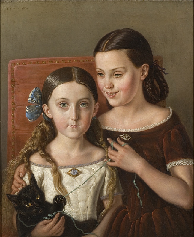 Brorsdöttrarna Sigrid och Anna Mazér