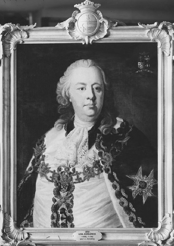 Carl Didrik Ehrenpreus (1692-1760), friherre, riksråd, hovrättsråd, gift med Catharina Linroth