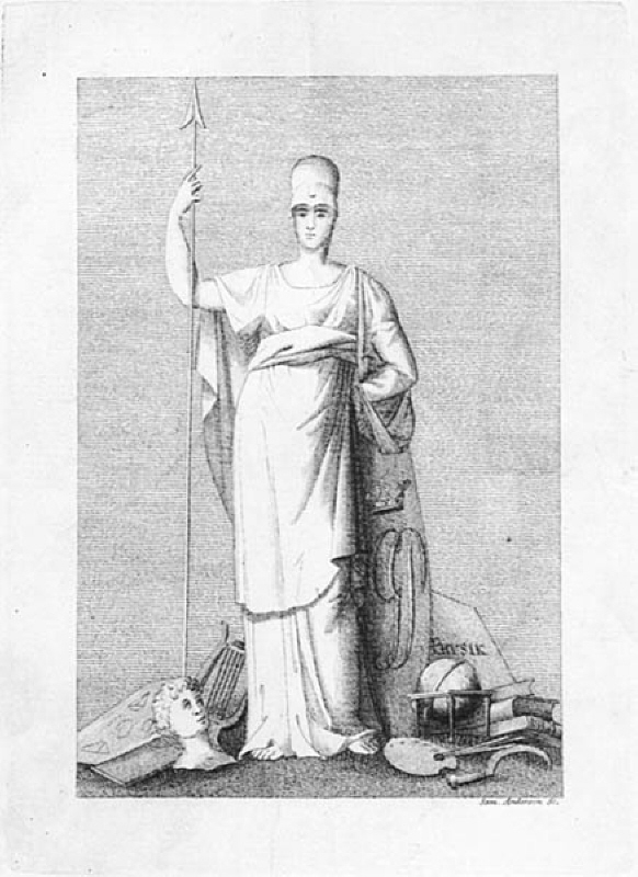 Illustration av Minerva