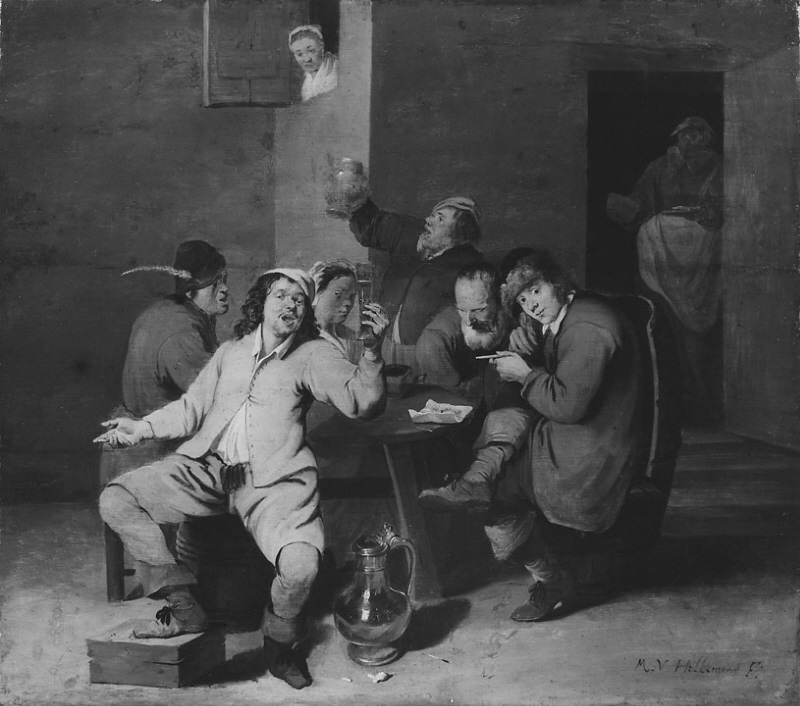 Peasants in a Beer-house