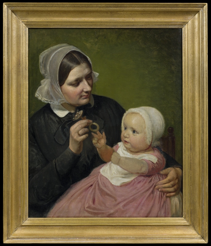 The Artist’s Wife and Their Son Poul