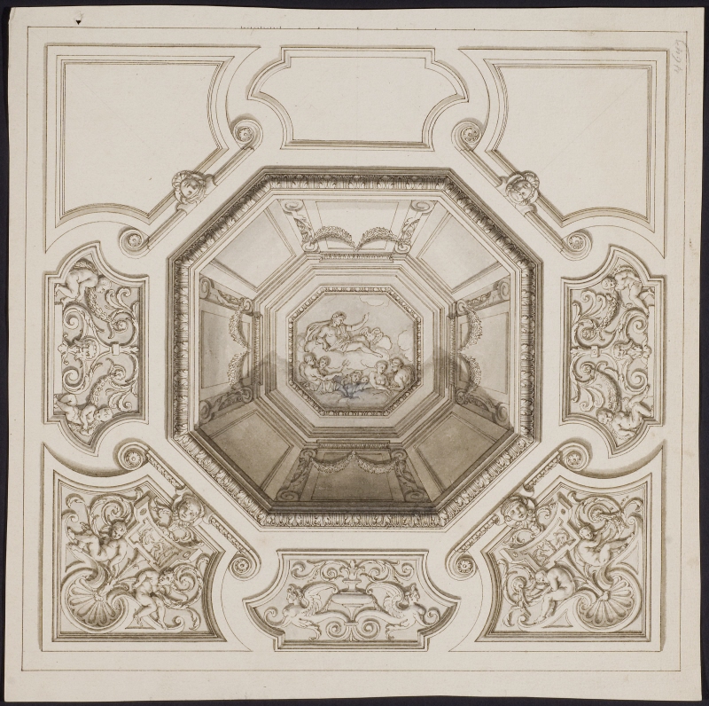 Design for a Ceiling in the Apartment of the duc d'Orléans at Versailles