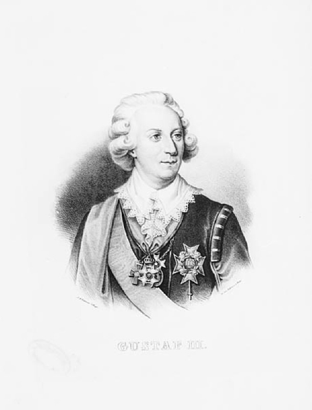 Porträtt av Gustav III