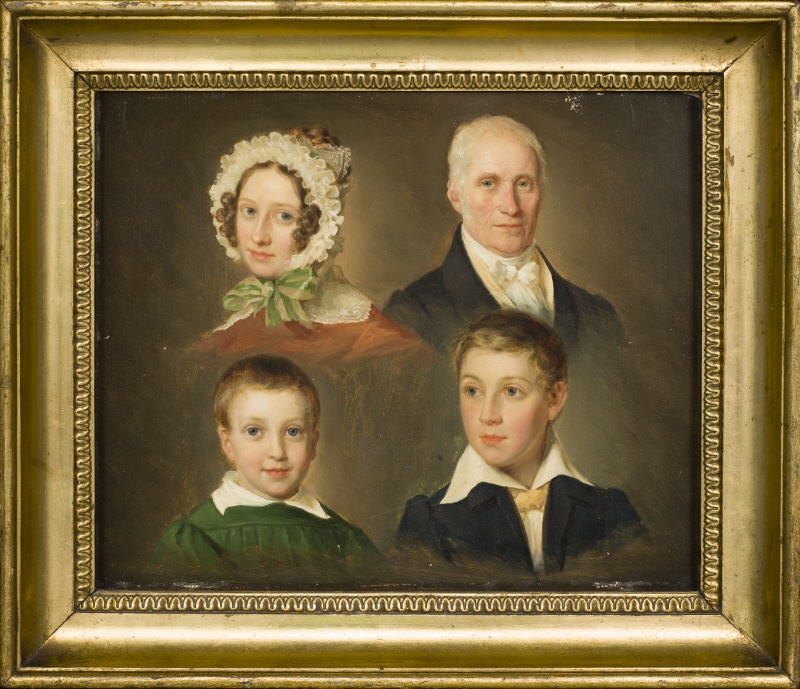 Porträtt av konstnärens far, hustru, son och fosterson