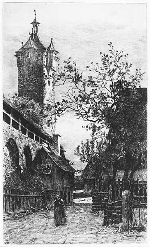 "Klingenturm i Rotheburg ob der Tauber"