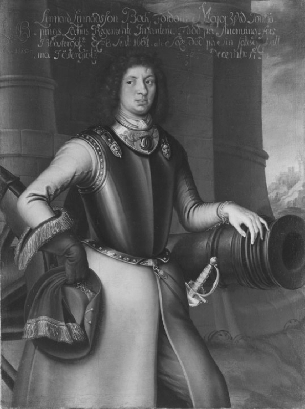 Lennart Bock af Näs, ca 1661-1734, major, gift med Margareta Lilliehöök af Gälared och Kolbäck