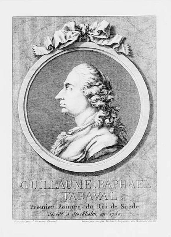 Porträtt av konstnärens fader Guillaume Raphael Taraval, historiemålare