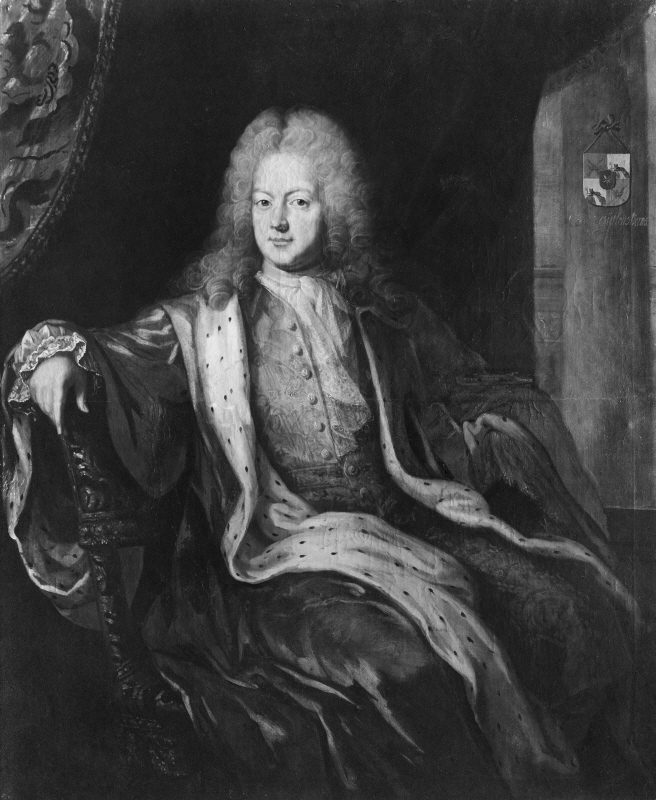 Carl Gyllenstierna af Steninge (1649-1723), greve, riksråd, överkammarherre, hovstallmästare, gift med Anna Maria Soop af Limingo