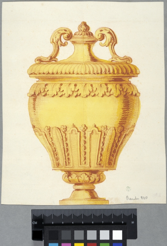 Vase with Lid and Two Handles
