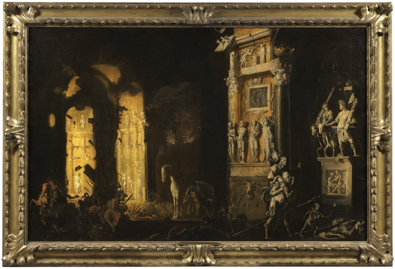 The Burning of Troy with the Flight of Aeneas and Anchises