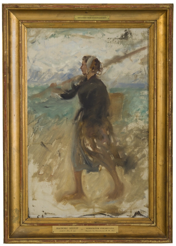 A Fishergirl from the North of France. Study