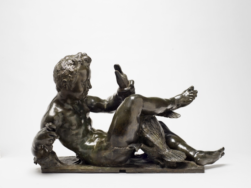 Putto with a Goose
