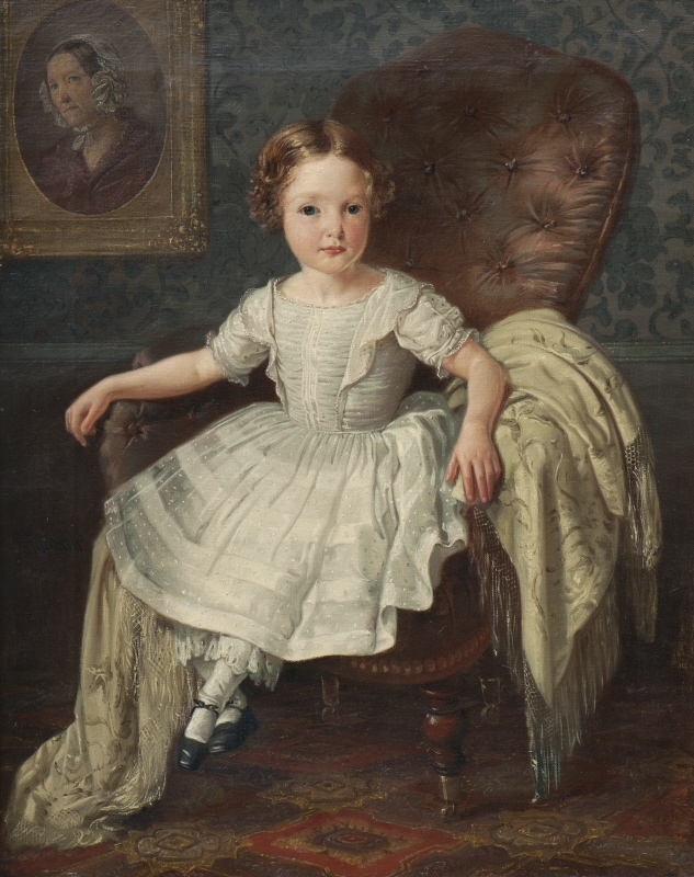 Hilda Amalia Brusewitz (1853–1893), the Artist’s Niece, 1850s