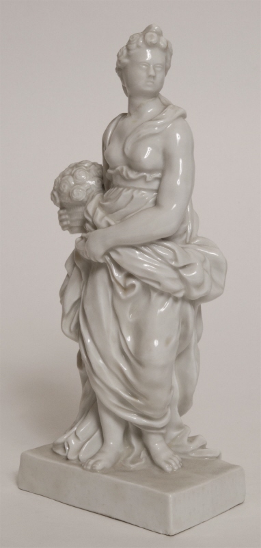Figurin, kvinnofigur i antik dräkt