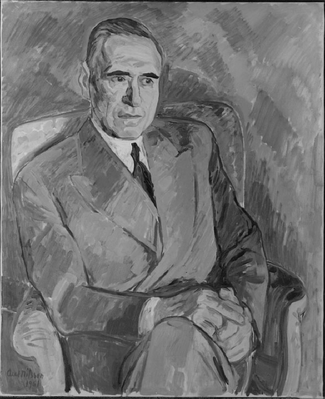 Gustaf Söderlund (1890-1979), bank director, public Government official, married to Elvira Johanna Andersson