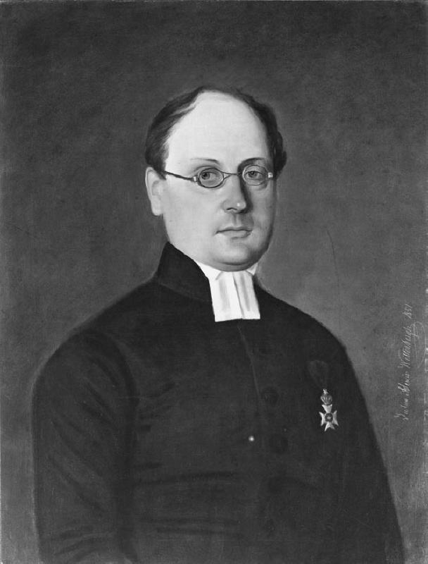 Johan Ludvig Runeberg (1804-1877), finlandssvensk författare, gift med Fredrika Tengström