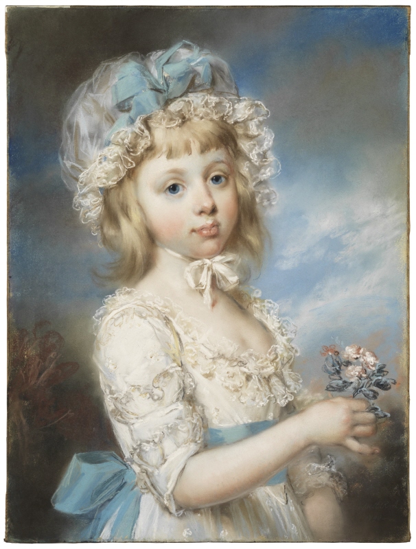 Portrait of Lady Georgiana Cavendish (1783–1858), later Countess of Carlisle, at the age of six