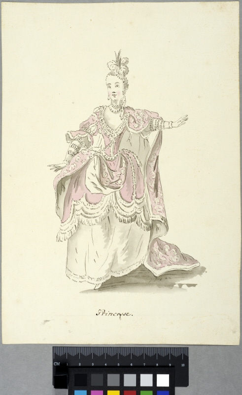 Costume Sketch, "Princesse". After Boquet