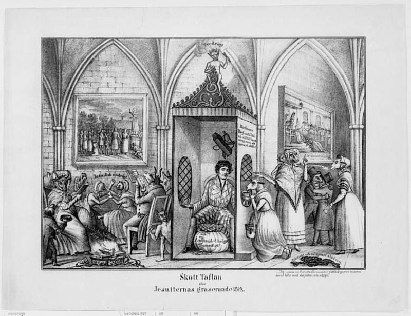 Skott Taflan eller Jesuiternas graserande 1842