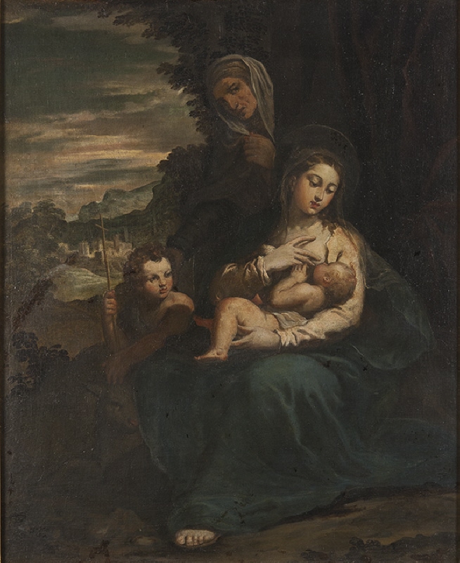 Maria med barnet, Elisabet och den lille Johannes