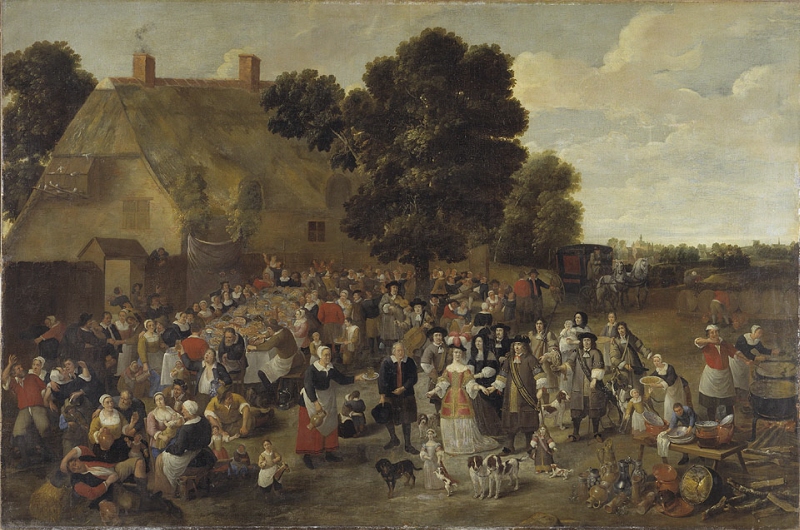 Village Wedding and Open Air Feast