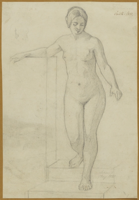 Florentine, studie till Kvinna i badet