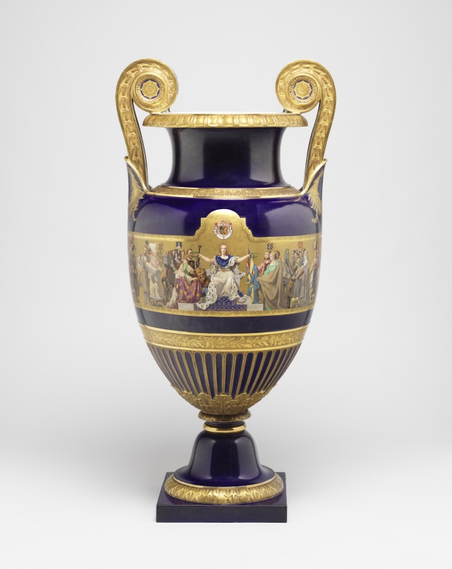Vase to commemorate the industries of Sweden