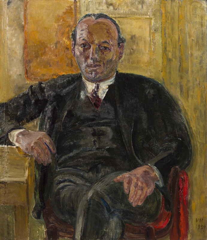Gösta Olson (1883-1966), director of the Swedish-French art gallery, editor, married to singer Gertrud Rydbeck