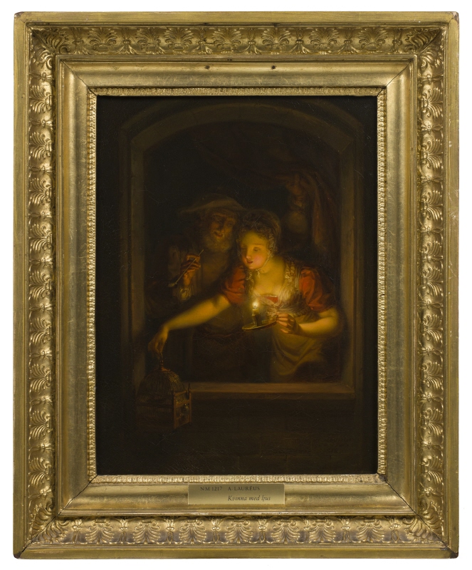 A Woman with a Burning Candle