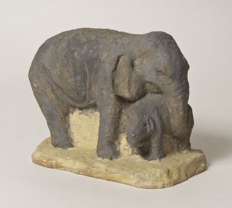 Figur "Elefant med unge"