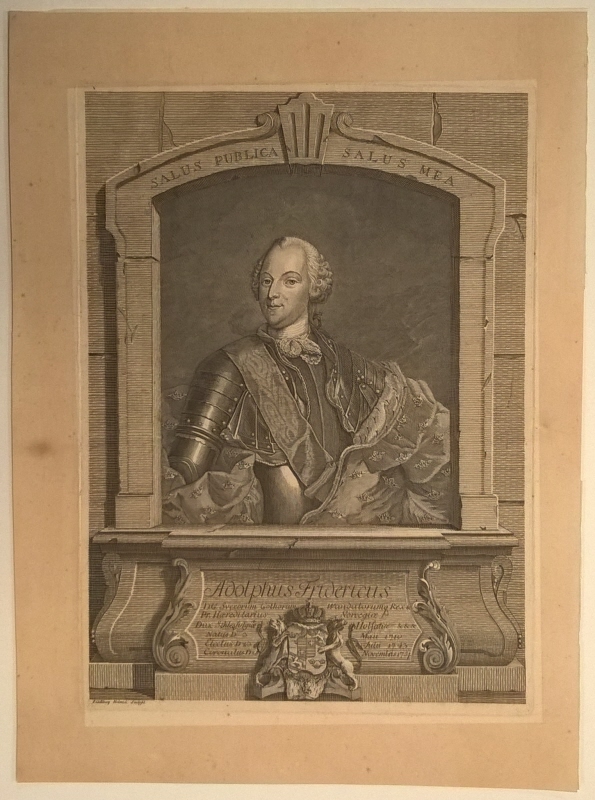 Adolf Fredrik (1710-1771), kung av Sverige, g.m. Lovisa Ulrika av Preussen