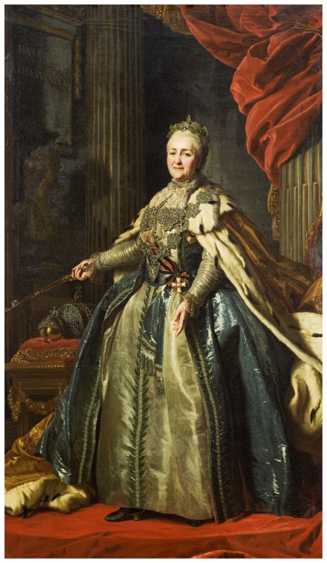 Katarina II, 1729-1796, kejsarinna av Ryssland prinsessa av Anhalt-Zerbst