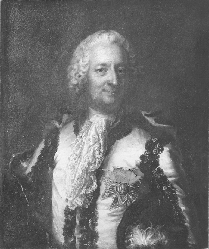 Carl Rudenschöld (1698-1783), greve, riksråd, diplomat, universitetskansler, gift med grevinnan Christina Sofia Bielke