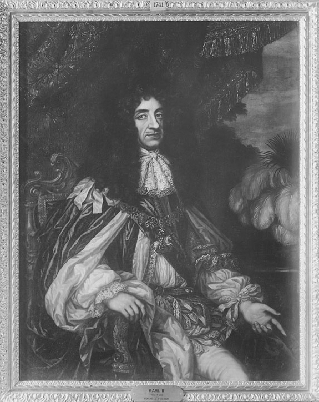 Karl II (1630-1685), king of England and Scotland, married to Katarina Braganza of Portugal