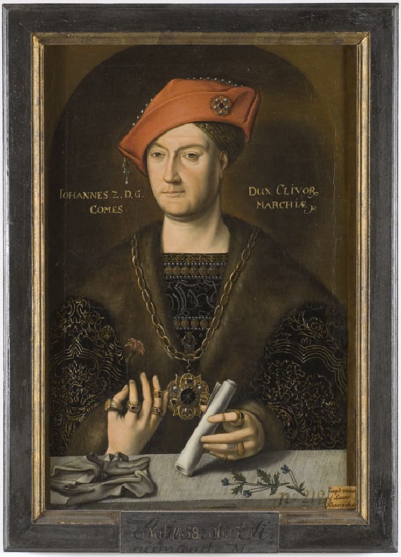 Johan II (1458-1521), duke of Cleve, married to Matilda of Hesse
