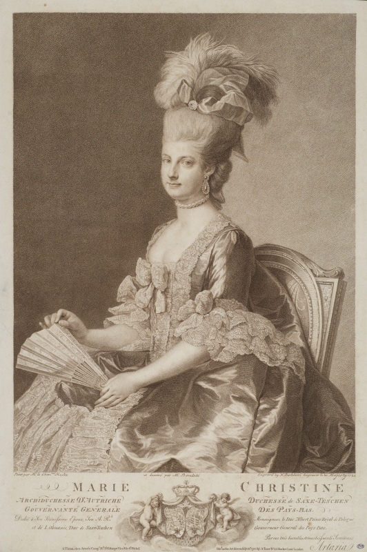 Maria Kristina, ärkehertiginna av Österrike, gift med  Albert av Sachsen-Teschen, 1782