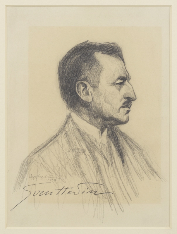 Sven Hedin (1865-1952), fil.dr, upptäcktsresande, författare, ledamot av Svenska Akademien