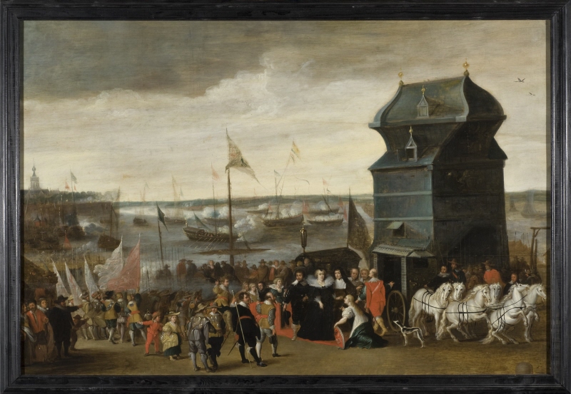 Queen Marie de Medici Disembarking in Antwerp