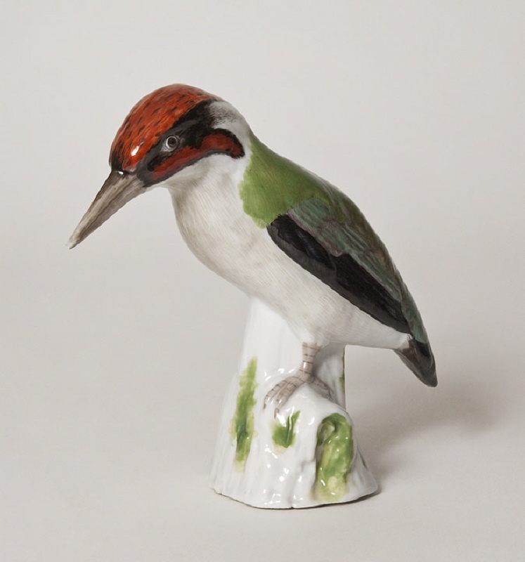 Figurine, ”Green woodpecker”
