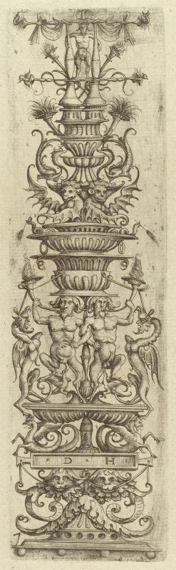 Paneldekor, ornament med grotesker