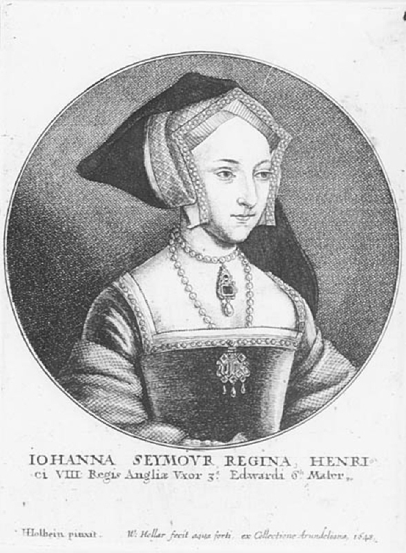 Porträtt av Jane Seymour, engelsk drottning