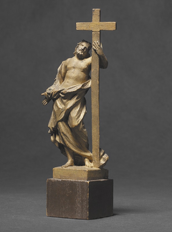 Christ, standing with the Cross