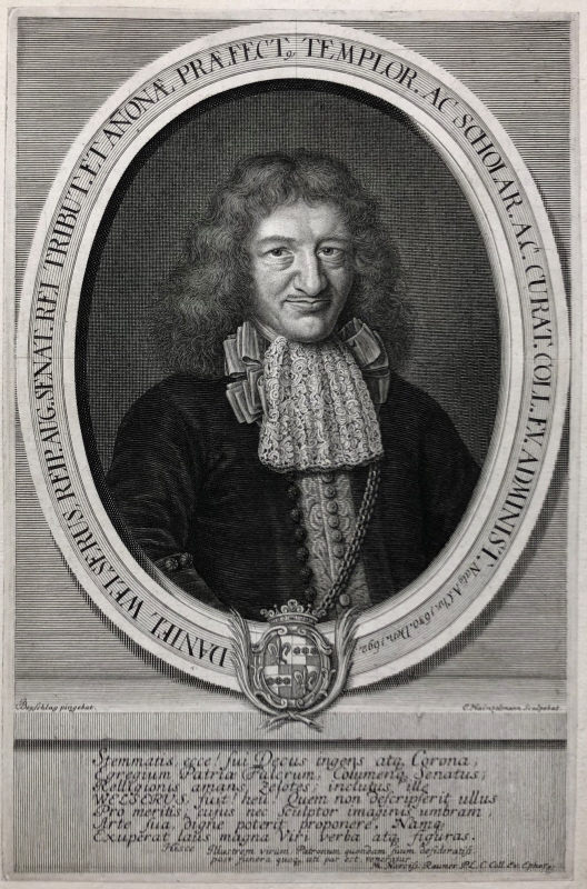 Daniel Welserus, porträtt 1692