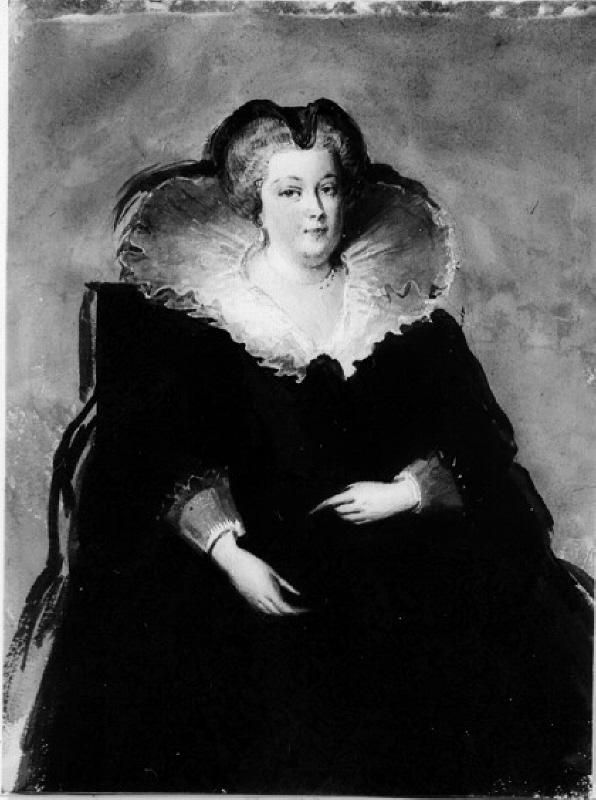 "Maria de Medici". Kopia efter förlaga av Rubens