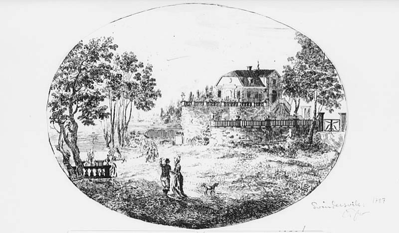 Villa vid strand, Svindersvik 1787