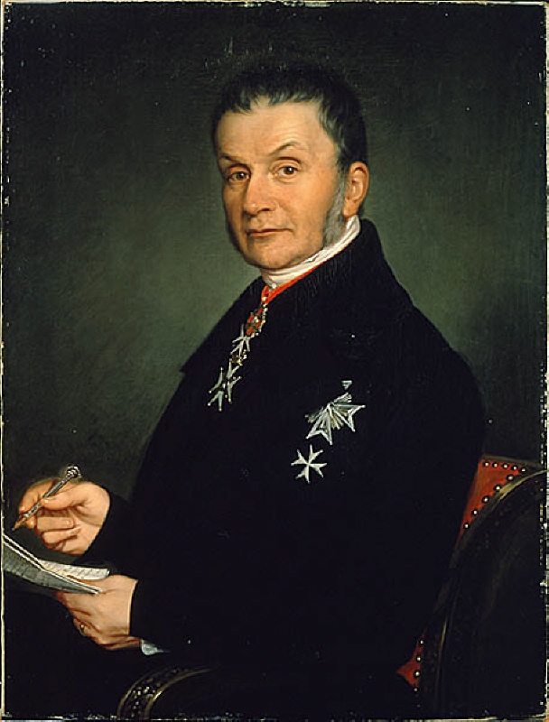 Porträtt av president Jacob August von Hartmansdorff