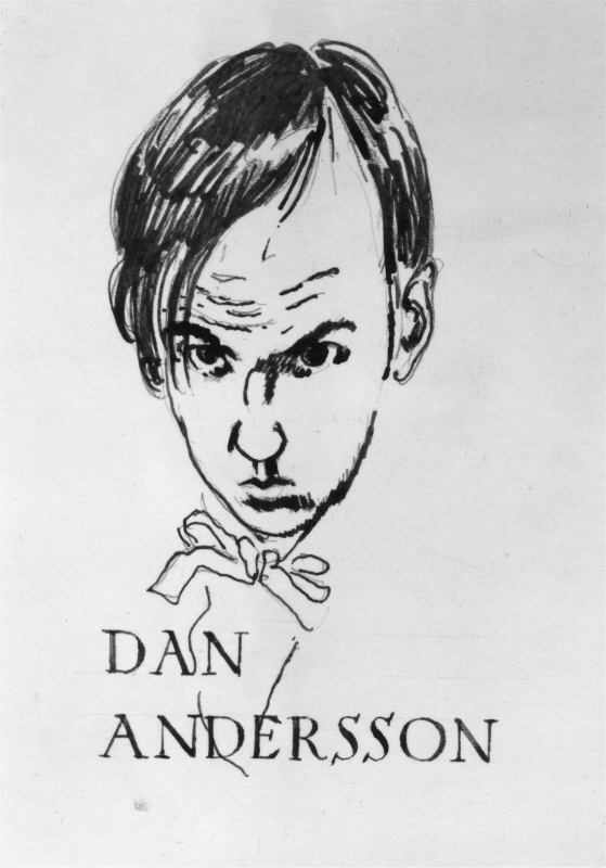 Dan Andersson (1888-1920), författare, gift med Olga Emilia Turesson