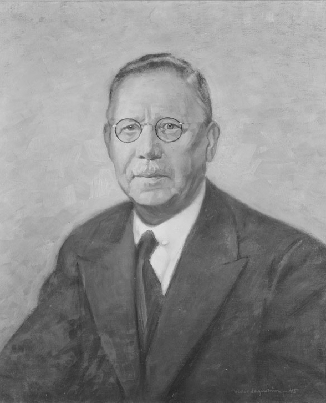 Josef Hugo Lagerström, 1873-1956, boktryckare, gift med Ida Adamsky