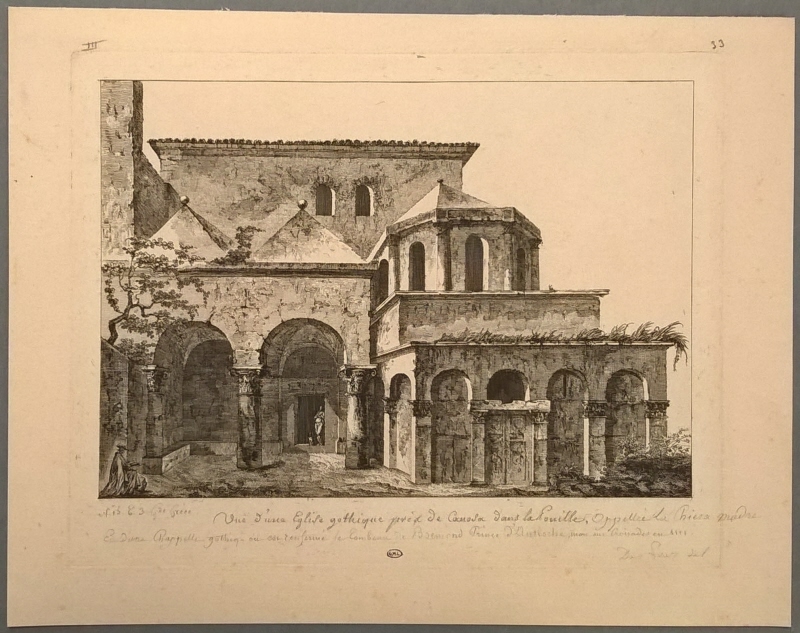 Canosa di Puglia, sidoingång till kyrkan där Bohemund av Tarent (omkr. 1065- 1111), furste av Antiochia, är begravd
